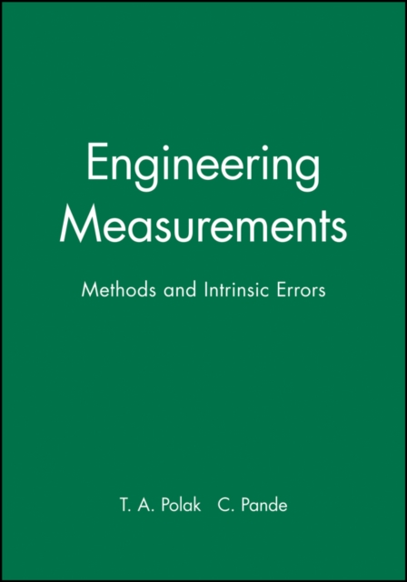 Engineering Measurements : Methods and Intrinsic Errors, Hardback Book
