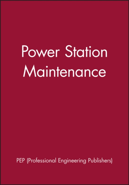 Power Station Maintenance, Hardback Book