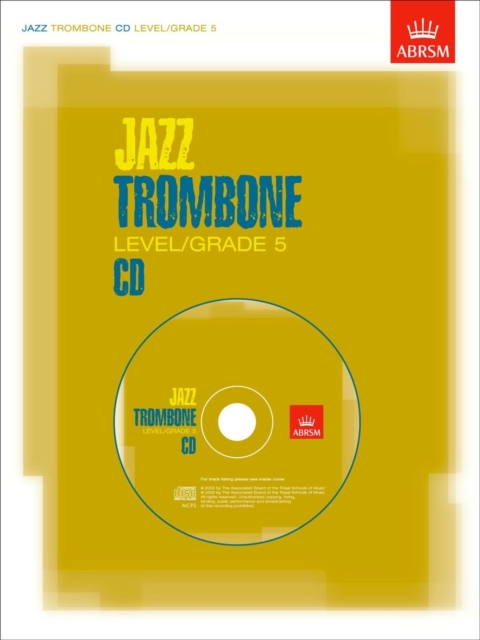 Jazz Trombone CD Level/Grade 5 : Not for sale in North America, Mixed media product Book