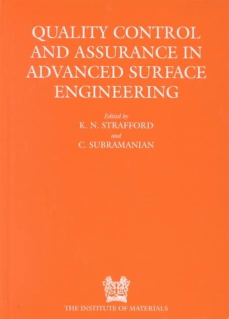 Quality Control and Assurance in Advanced Surface Engineering, Hardback Book