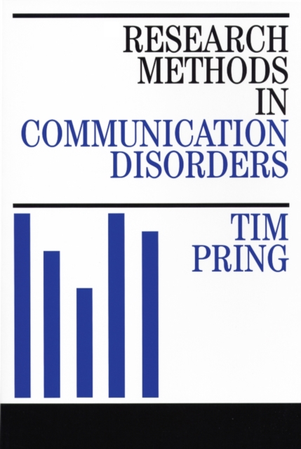 Research Methods in Communication Disorders, Paperback / softback Book