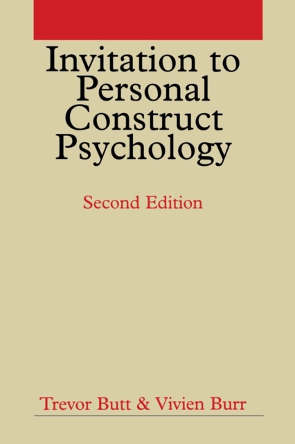 Invitation to Personal Construct Psychology, Paperback / softback Book