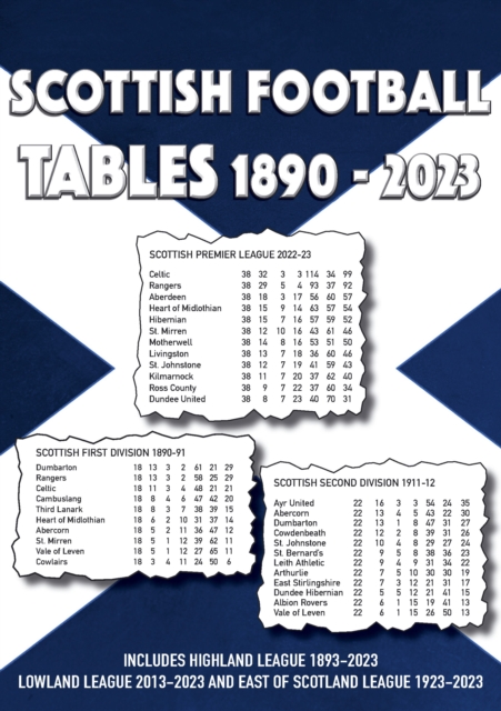 Scottish Football Tables 1890-2023, Paperback / softback Book