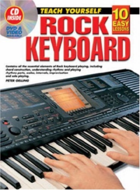 10 Easy Lessons - Learn To Play Rock Keyboard : With Poster, Book Book