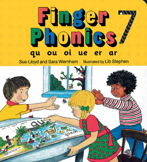 Finger Phonics book 7 : in Precursive Letters (British English edition), Board book Book