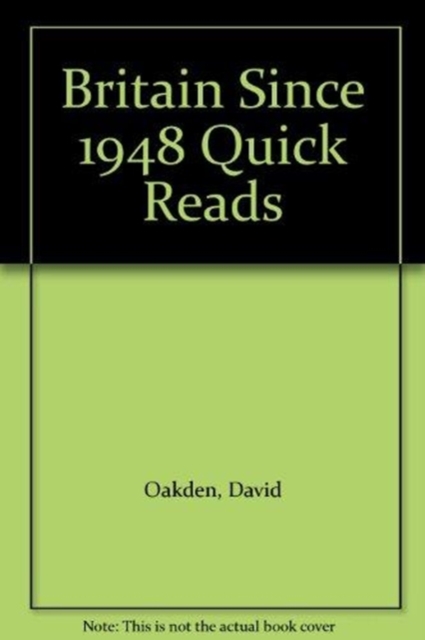 Britain Since 1948 Quick Reads, Paperback / softback Book