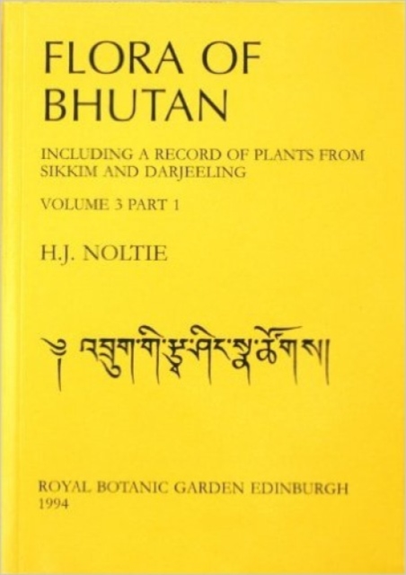 Flora of Bhutan : Volume 3, Part 1, Paperback / softback Book