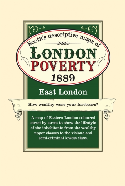 London Poverty Map 1889 - East, Sheet map, folded Book