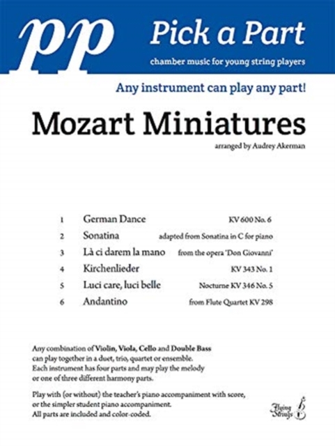 Mozart Miniatures (Pick a Part), Sheet music Book