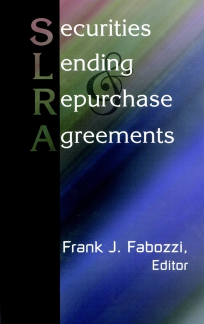 Securities Lending and Repurchase Agreements, Hardback Book