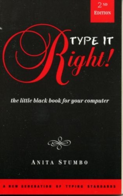Type it Right! : The Little Black Book for your Computer, Paperback / softback Book