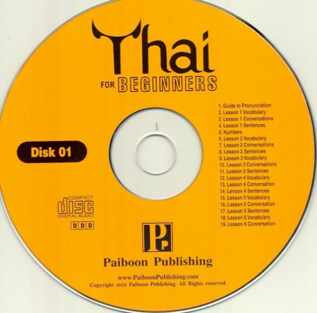 Thai for Beginners, CD-Audio Book