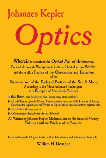 Optics, Hardback Book
