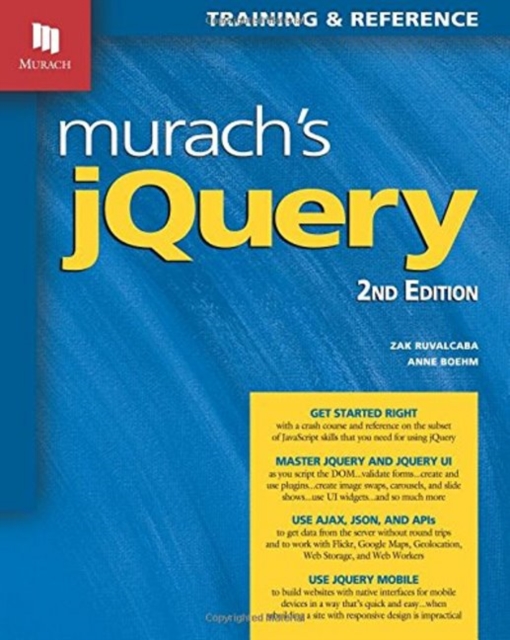 Murach's jQuery, Paperback / softback Book
