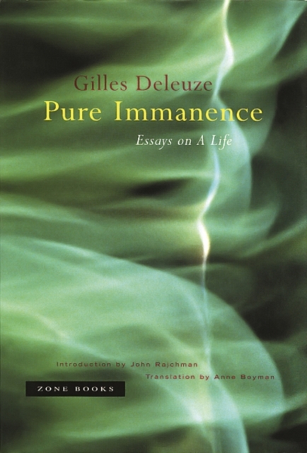 Pure Immanence : Essays on A Life, Paperback / softback Book