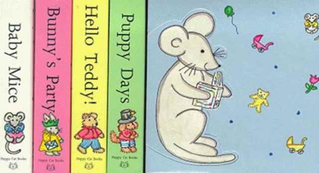 Michelle Cartlidge First Library : "Hello Teddy!", "Bunny's Party", "Puppy Days", "Baby Mice", Hardback Book