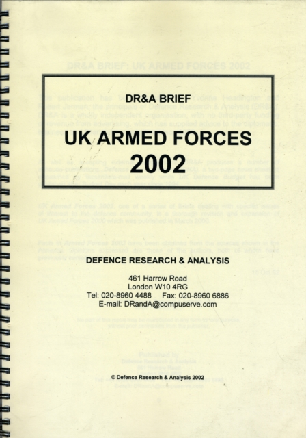 UK Armed Forces, Spiral bound Book