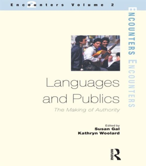 Languages and Publics : The Making of Authority, Hardback Book