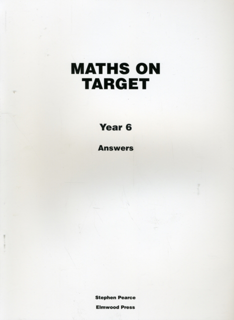 Maths on Target Year 6 Answers, Paperback / softback Book