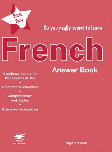 So You Really Want to Learn French Book 2 Answer Book, Paperback Book