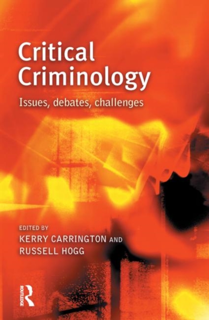 Critical Criminology, Hardback Book