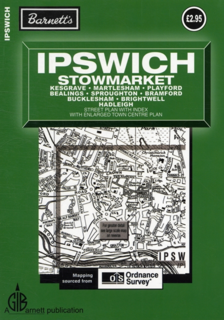 Ipswich Street Plan, Sheet map, folded Book