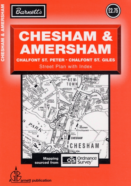 Chesham Street Plan, Sheet map, folded Book