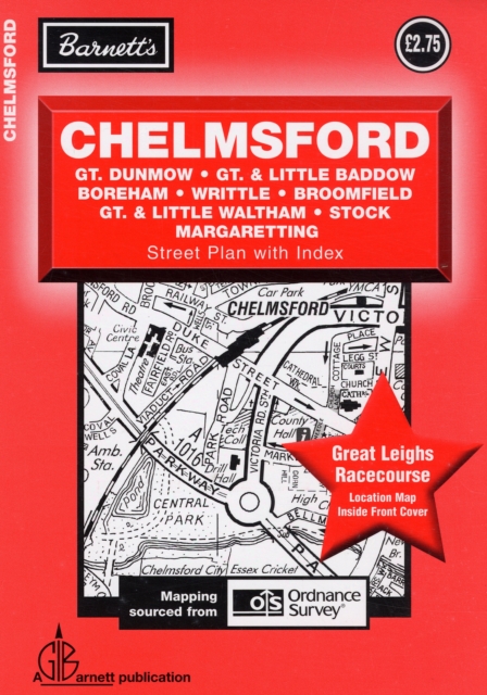 Chelmsford Street Plan, Sheet map, folded Book
