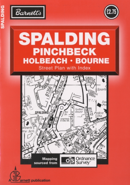 Spalding Street Plan, Sheet map, folded Book