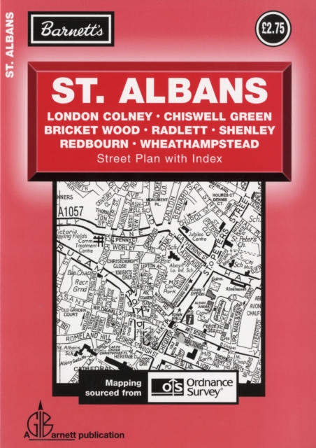 St Albans Street Plan, Sheet map, folded Book