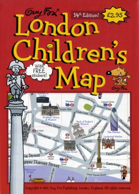 London Children's Map, Sheet map, folded Book