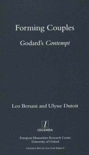 Forming Couples : Godard's "Contempt", Paperback Book