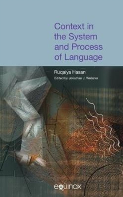 Context in the System and Process of Language, Hardback Book