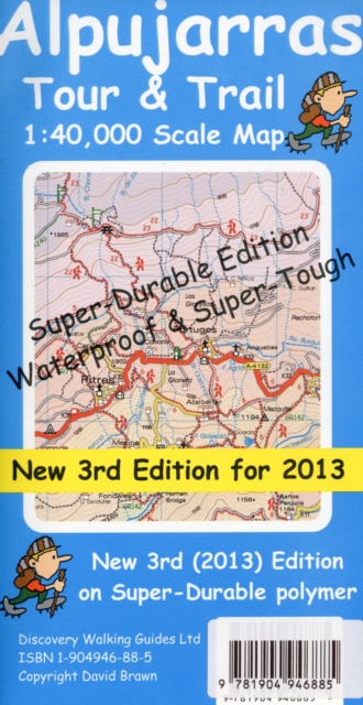 Alpujarras Tour & Trail Super-Durable Map, Sheet map, folded Book