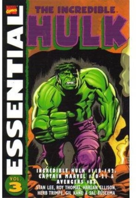 Essential Incredible Hulk Vol.3 : Incredible Hulk #118-142, Captain Marvel #20-21 & Avengers #88, Paperback / softback Book