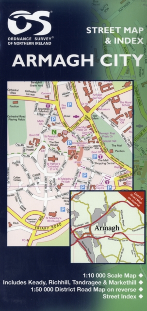 Armagh City, Sheet map, folded Book