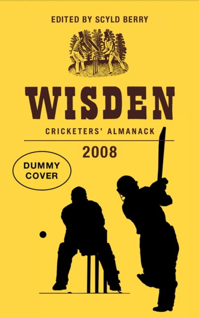 Wisden Cricketers' Almanack 2008, Hardback Book