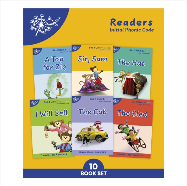 Phonic Books Dandelion Readers Set 3 Units 1-10 : Sounds of the alphabet and adjacent consonants, Multiple-component retail product, slip-cased Book