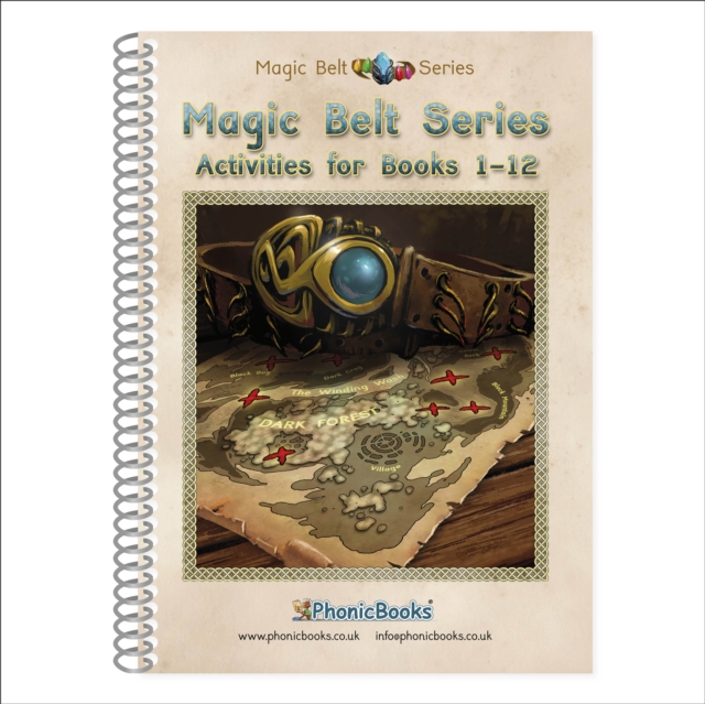 Phonic Books Magic Belt Activities : Adjacent consonants and consonant digraphs, suffixes -ed and -ing, Spiral bound Book
