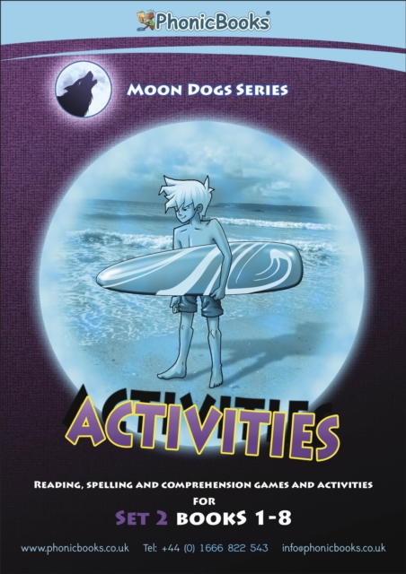 Phonic Books Moon Dogs Set 2 Activities : Adjacent consonants and consonant digraphs, Spiral bound Book