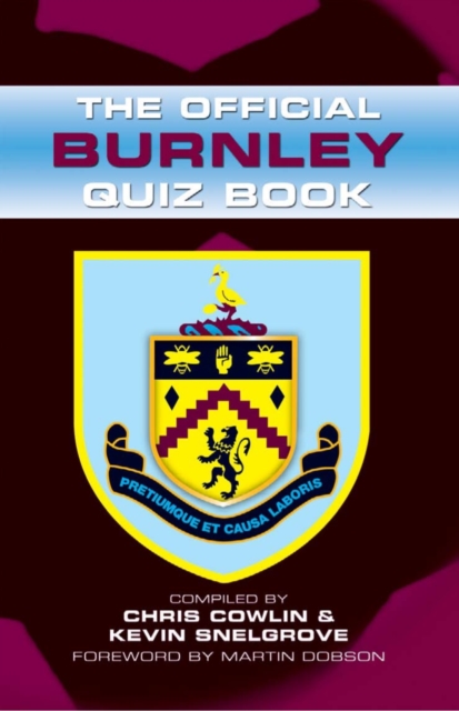 The Official Burnley Quiz Book, PDF eBook