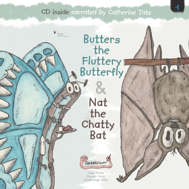 Butters the Fluttery Butterfly & Nat the Chatty Bat, Mixed media product Book