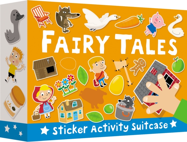 Sticker Activity Suitcase - Fairy tales, Hardback Book