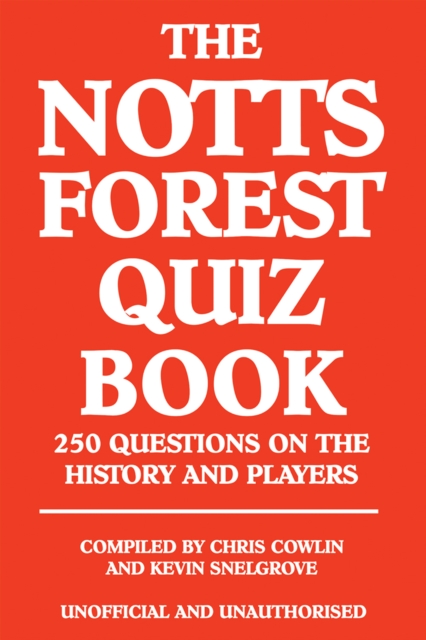 The Notts Forest Quiz Book, PDF eBook