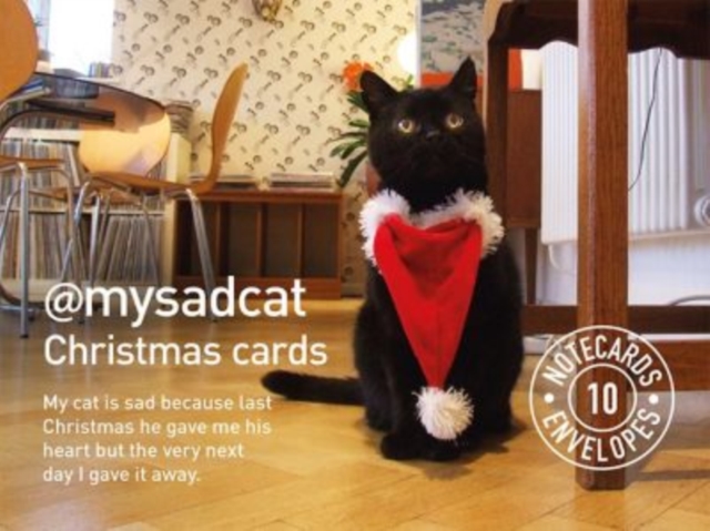 My Sad Cat Christmas Cards, Record book Book