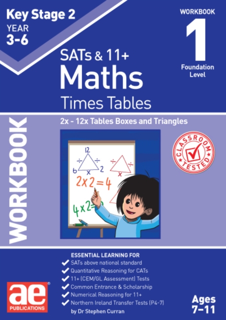 KS2 Times Tables Workbook 1 : 2x - 12x Tables Boxes & Triangles, Paperback / softback Book