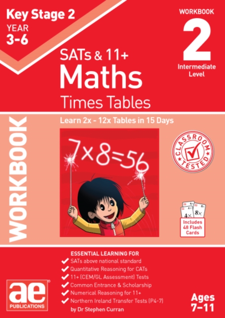 KS2 Times Tables Workbook 2 : 15-day Learning Programme for 2x - 12x Tables, Mixed media product Book