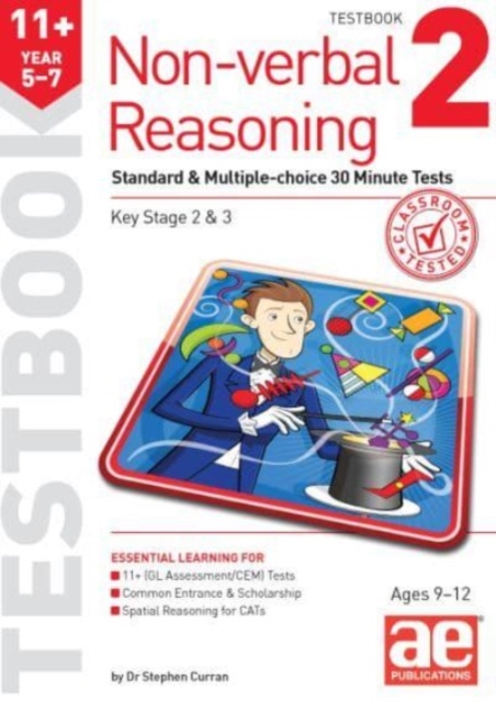 11+ Non-verbal Reasoning Year 5-7 Testbook 2 : Standard & Multiple-choice 30 Minute Tests, Paperback / softback Book