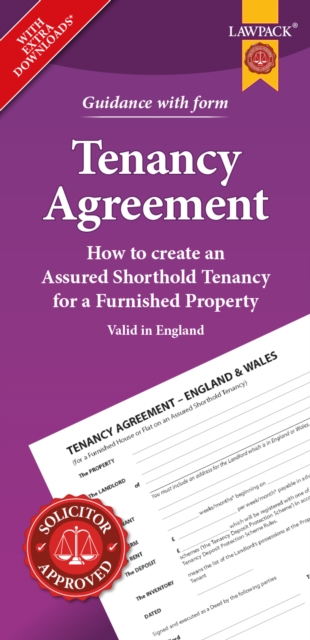 Furnished Tenancy Agreement Form Pack : How to Create a Tenancy Agreement for a Furnished House or Flat in England or Wales, Paperback / softback Book