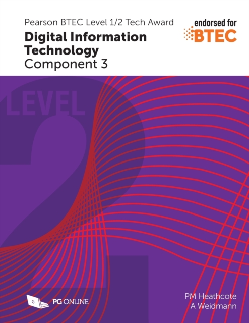 Pearson BTEC Level 1/2 Tech Award in Digital Information Technology: Component 3, Paperback / softback Book